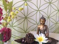Energetische Wohnraumberatung, Feng Shui, Buddha und Blume des Lebens